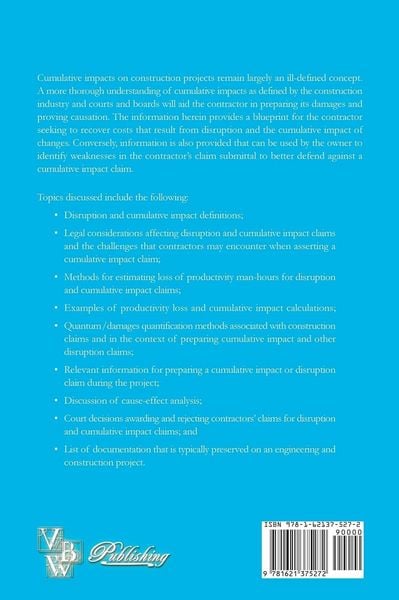 Produktbild: Cumulative Impact and Other Disruption Claims in Construction
