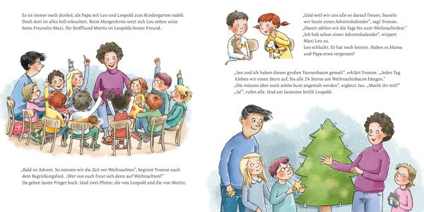 Produktbild: LESEMAUS 163: Leo und Leopold &ndash; Weihnachten im Kindergarten
