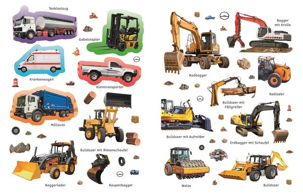 Produktbild: Sticker-Lexikon. Gro&szlig;e Fahrzeuge
