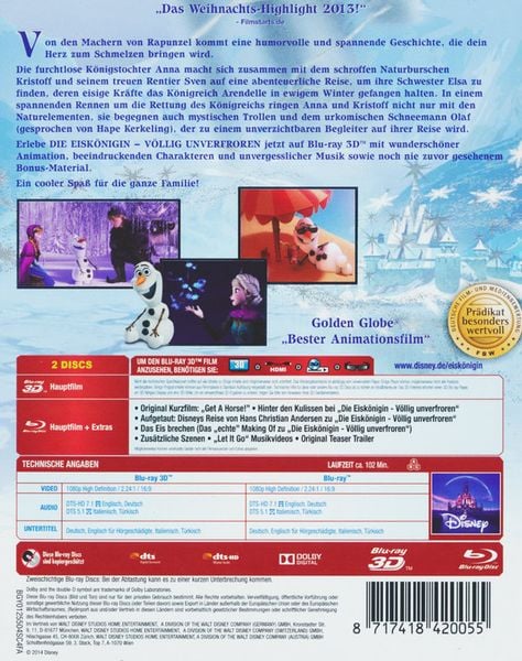 Produktbild: Die Eisk&ouml;nigin - V&ouml;llig unverfroren (+ BR)