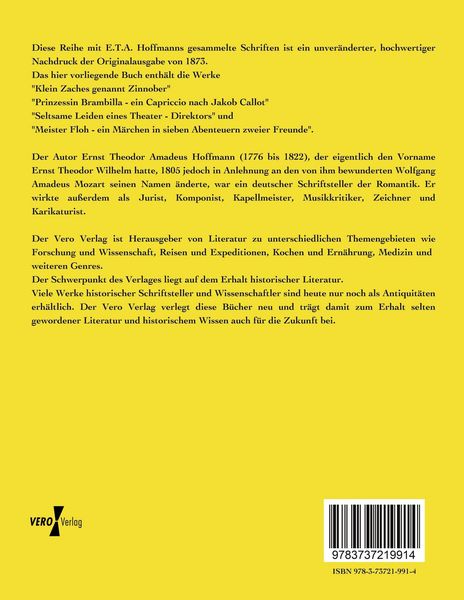 Produktbild: E.T.A. Hoffmanns gesammelte Schriften