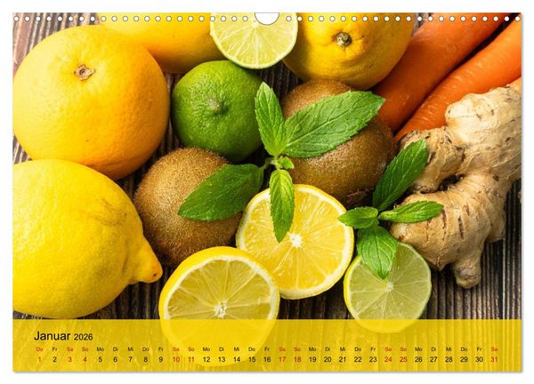 Produktbild: Jeden Monat lecker (Wandkalender 2026 DIN A3 quer), CALVENDO Monatskalender