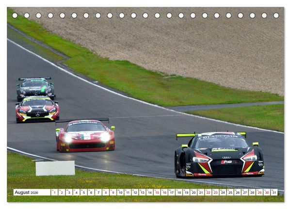 Produktbild: Faszination GT3 RACING (Tischkalender 2026 DIN A5 quer), CALVENDO Monatskalender