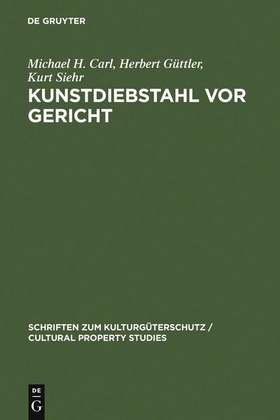 Produktbild: Kunstdiebstahl vor Gericht
