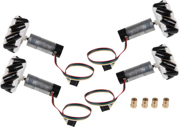 Produktbild: Joy-it Roboter Radsatz Omni Wheels Kit
