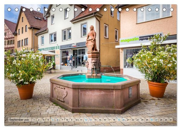 Produktbild: Nagold (Tischkalender 2026 DIN A5 quer), CALVENDO Monatskalender