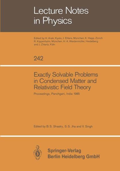 Produktbild: Exactly Solvable Problems in Condensed Matter and Relativistic Field Theory