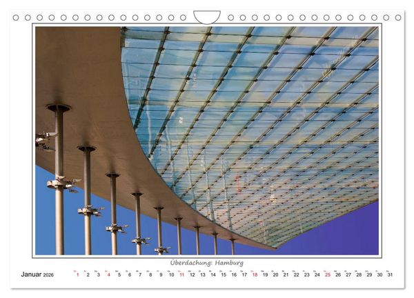 Produktbild: Details zeitgen&ouml;ssischer Architektur (Wandkalender 2026 DIN A4 quer), CALVENDO Monatskalender