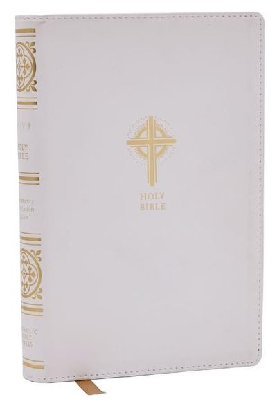 Produktbild: NRSVCE Sacraments of Initiation Catholic Bible, White Leathersoft, Comfort Print