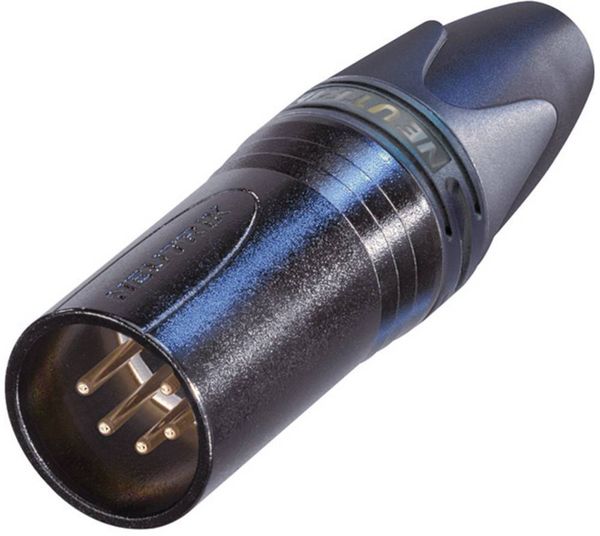 Neutrik NC5MXX-B XLR-Steckverbinder Stecker, gerade Polzahl: 5 Schwarz 1St.