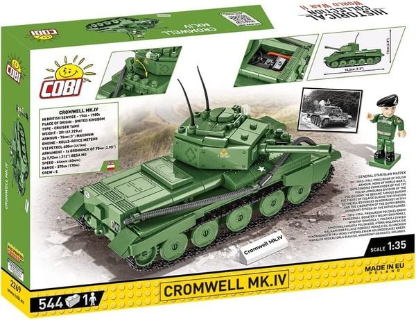 Produktbild: COBI Historical Collection 2269 - Cromwell MK.IV, Panzer, WWII, Bausatz, 544 Teile