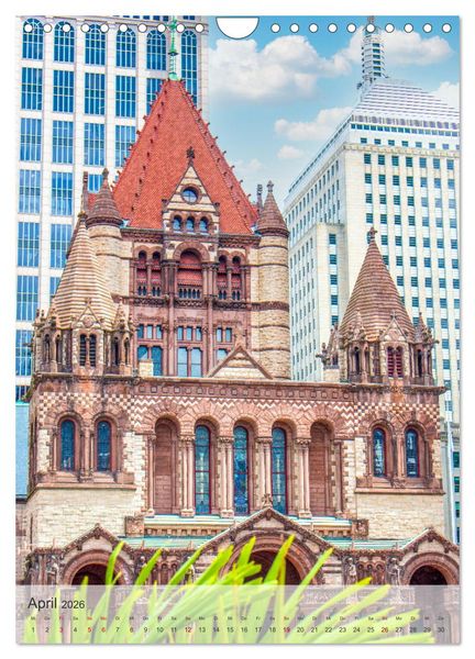 Produktbild: USA - Historisches Boston (Wandkalender 2026 DIN A4 hoch), CALVENDO Monatskalender