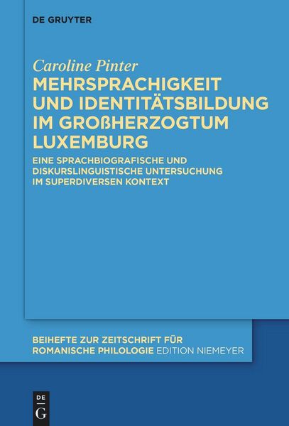 Produktbild: Mehrsprachigkeit und Identit&auml;tsbildung im Gro&szlig;herzogtum Luxemburg