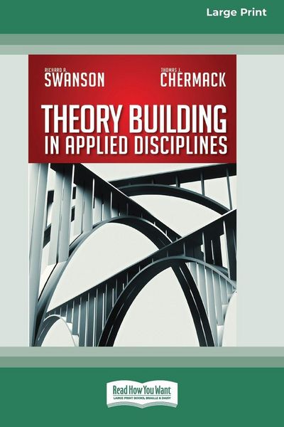 Produktbild: Theory Building in Applied Disciplines (16pt Large Print Edition)