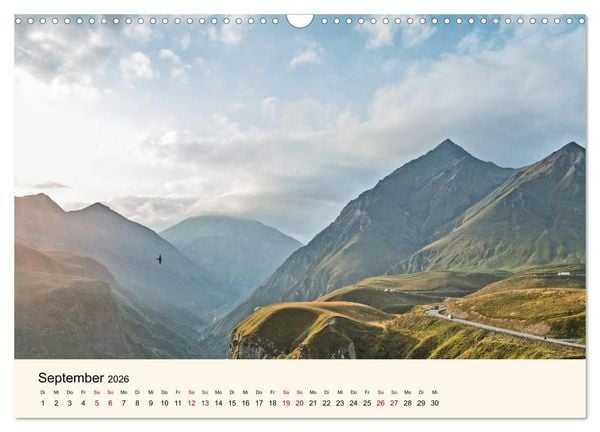 Produktbild: Der Kaukasus - Entdeckungen zwischen Asien und Europa (Wandkalender 2026 DIN A3 quer), CALVENDO Monatskalender