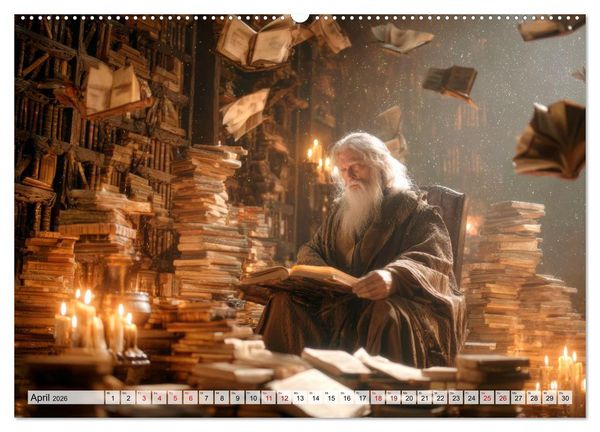 Produktbild: Im Licht der Fantasie (hochwertiger Premium Wandkalender 2026 DIN A2 quer), Kunstdruck in Hochglanz