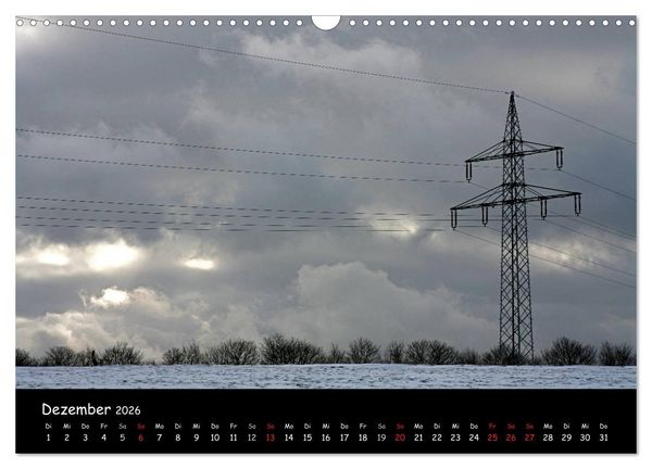 Produktbild: Unter Strom (Wandkalender 2026 DIN A3 quer), CALVENDO Monatskalender