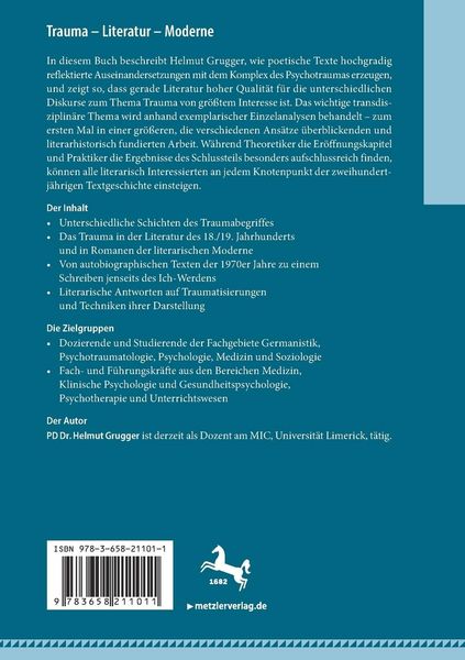 Produktbild: Trauma &ndash; Literatur &ndash; Moderne