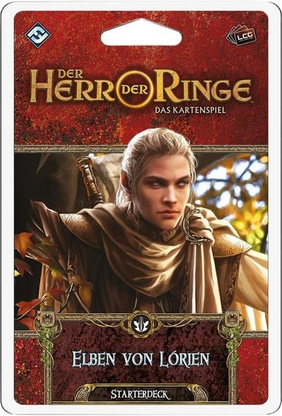 Produktbild: Herr der Ringe Das Kartenspiel - Elben von L&oacute;rien Starterdeck DE