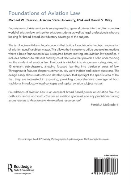 Produktbild: Foundations of Aviation Law