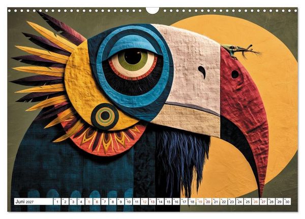 Produktbild: Schr&auml;ge V&ouml;gel im Blick (Wandkalender 2027 DIN A3 quer), CALVENDO Monatskalender