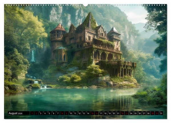 Produktbild: Im Reich der Elben (hochwertiger Premium Wandkalender 2026 DIN A2 quer), Kunstdruck in Hochglanz