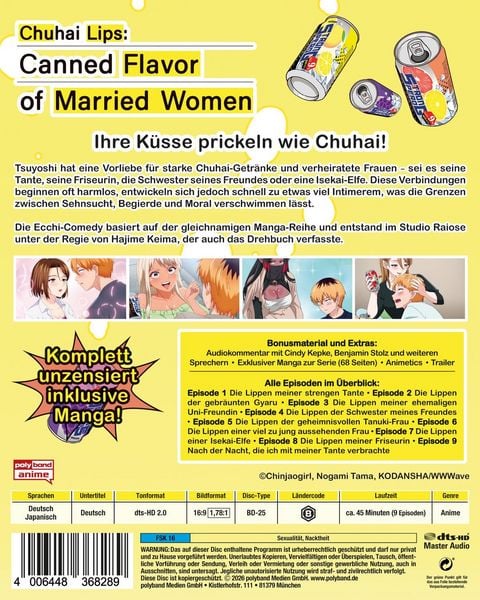 Produktbild: Chuhai Lips: Canned Flavor of Married Women - Die komplette Serie
