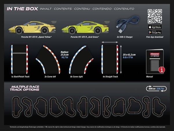 Produktbild: CARRERA HYBRID - Rennbahnsystem Speedway to Hell