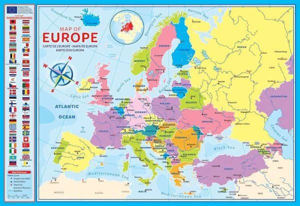 Produktbild: Europakarte (Puzzle)