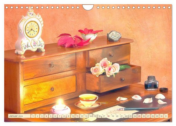 Produktbild: Nostalgische Stillleben. Die Poesie der Bilder (Wandkalender 2026 DIN A4 quer), CALVENDO Monatskalender