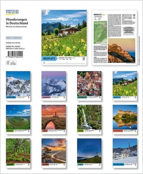 Produktbild: Wanderungen in Deutschland 2027