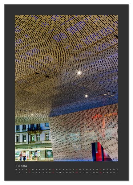 Produktbild: Plakative Architektur (hochwertiger Premium Wandkalender 2026 DIN A2 hoch), Kunstdruck in Hochglanz