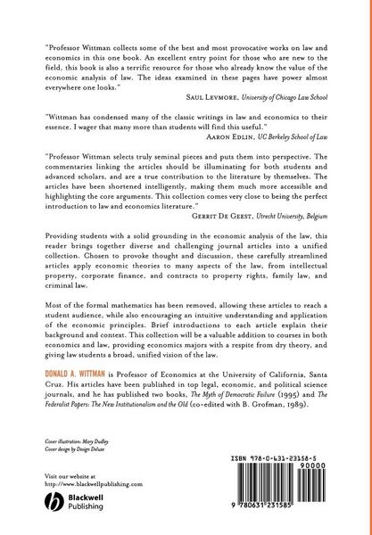 Produktbild: Economic Analysis of Law