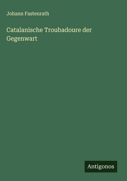 Produktbild: Catalanische Troubadoure der Gegenwart