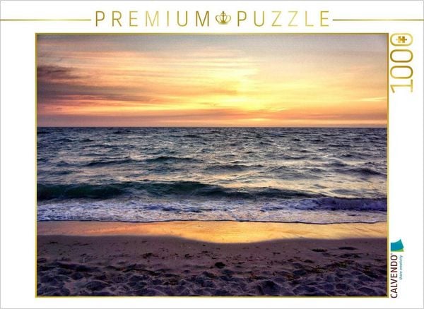 CALVENDO Puzzle Die letzten Stunden des Tages sind die schönsten am Weststrand | 1000 Teile Lege-Größe 64x48cm Foto-Puzzle für glückliche Stunden
