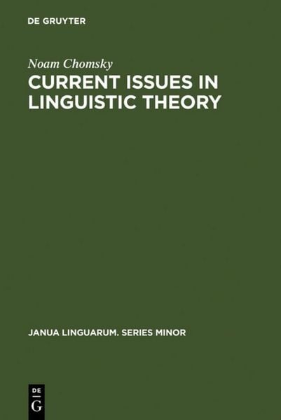 Produktbild: Current Issues in Linguistic Theory
