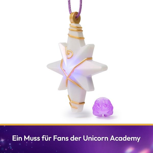 Produktbild: Unicorn Academy Schmuckset - Sophias Kette mit magischen Lichteffekten und Ring, passend zur beliebten Netflix-Serie