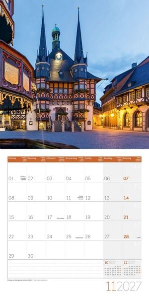 Produktbild: Deutschland Kalender 2027 - 30x30 - Art12