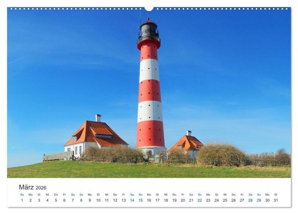 Produktbild: Deutsche K&uuml;ste - Nordsee und Ostsee (Wandkalender 2026 DIN A2 quer), CALVENDO Monatskalender