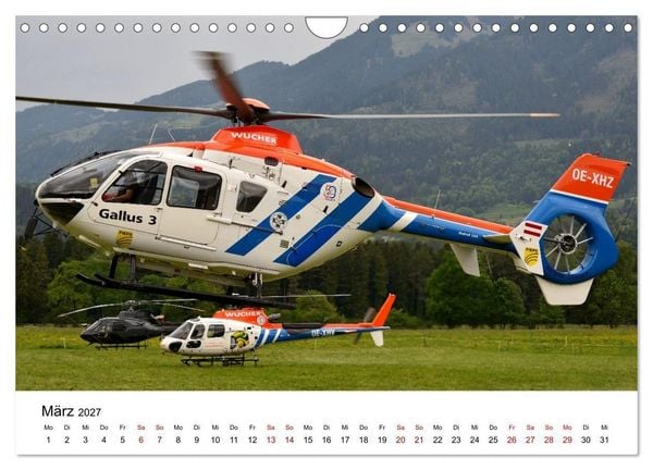 Produktbild: Hubschrauberdynamik in allen Facetten (Wandkalender 2027 DIN A4 quer), CALVENDO Monatskalender