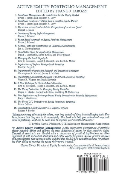 Produktbild: Active Equity Portfolio Management