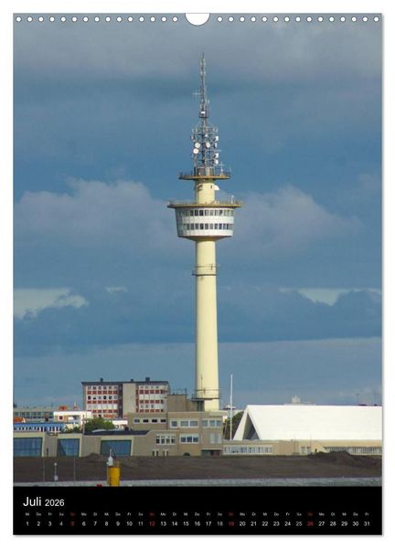Produktbild: Bremerhaven an der Nordsee (Wandkalender 2026 DIN A3 hoch), CALVENDO Monatskalender