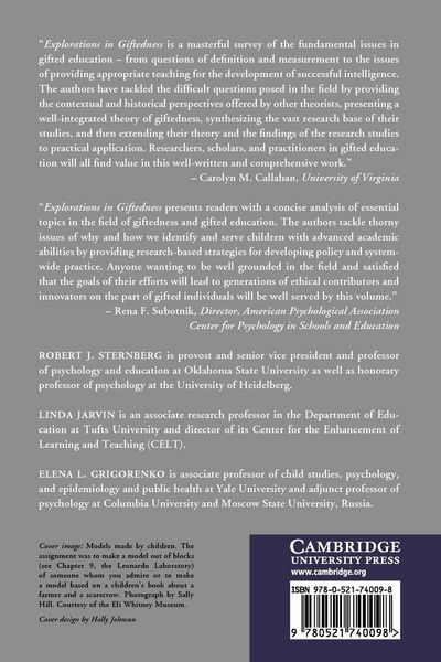 Produktbild: Explorations in Giftedness