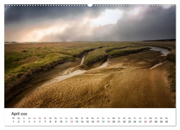 Produktbild: Lichtstimmungen in Sankt Peter-Ording (hochwertiger Premium Wandkalender 2026 DIN A2 quer), Kunstdruck in Hochglanz