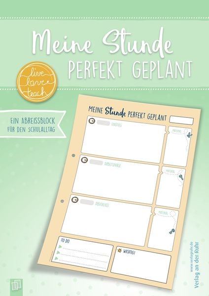 Produktbild: Meine Stunde perfekt geplant
