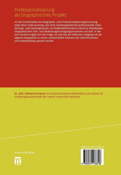 Produktbild: Professionalisierung als biographisches Projekt