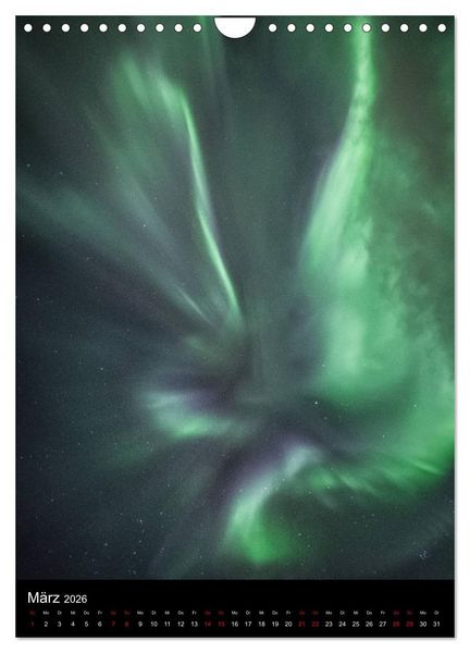 Produktbild: Nordlichtn&auml;chte (Wandkalender 2026 DIN A4 hoch), CALVENDO Monatskalender