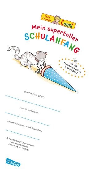 Produktbild: Conni Gelbe Reihe (Besch&auml;ftigungsbuch): Gro&szlig;e Schult&uuml;te: Mein supertoller Schulanfang