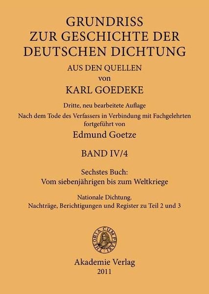 Produktbild: Sechstes Buch: Vom siebenj&auml;hrigen bis zum Weltkriege
