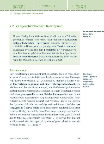 Brave New World - Schöne neue Welt von Aldous Huxley.